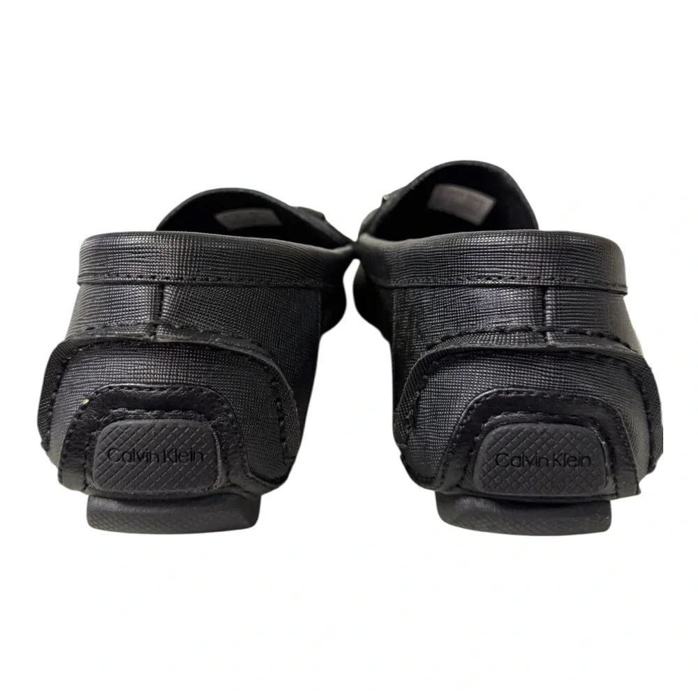 Calvin Klein Men’s Black Loafers Size 10.5 Slip-On Driving Shoes